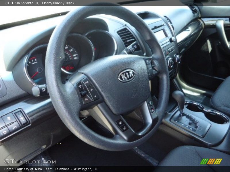 Ebony Black / Black 2011 Kia Sorento LX