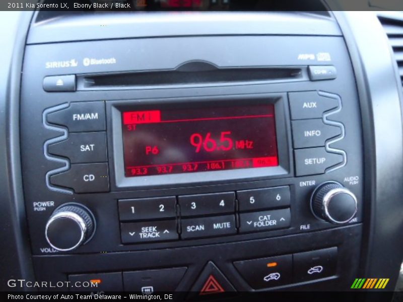 Ebony Black / Black 2011 Kia Sorento LX