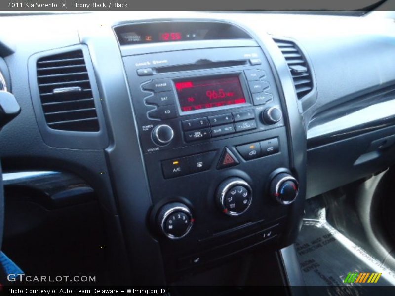 Ebony Black / Black 2011 Kia Sorento LX