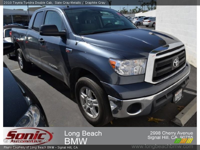 Slate Gray Metallic / Graphite Gray 2010 Toyota Tundra Double Cab