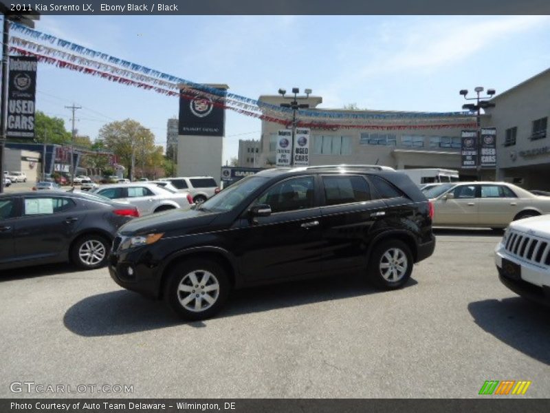 Ebony Black / Black 2011 Kia Sorento LX
