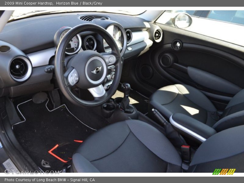Horizon Blue / Black/Grey 2009 Mini Cooper Hardtop