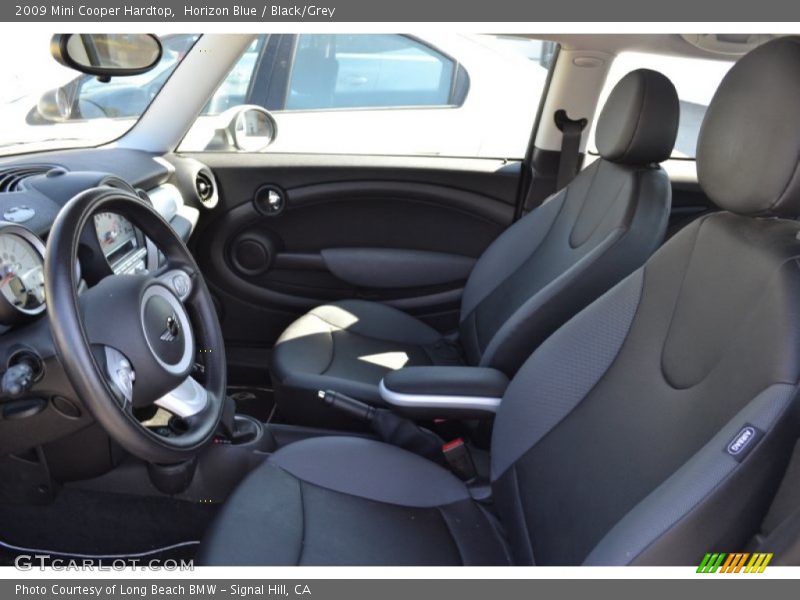 Horizon Blue / Black/Grey 2009 Mini Cooper Hardtop