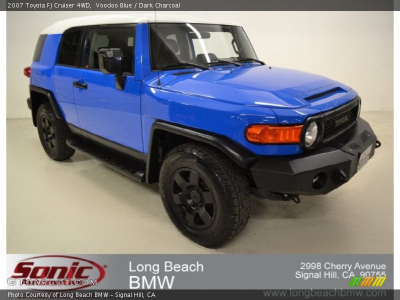 Voodoo Blue / Dark Charcoal 2007 Toyota FJ Cruiser 4WD