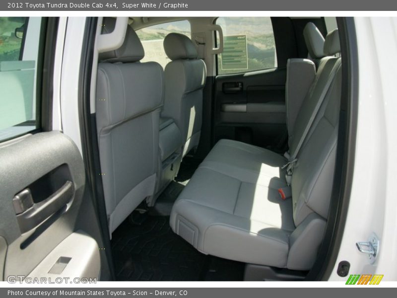 Super White / Graphite 2012 Toyota Tundra Double Cab 4x4