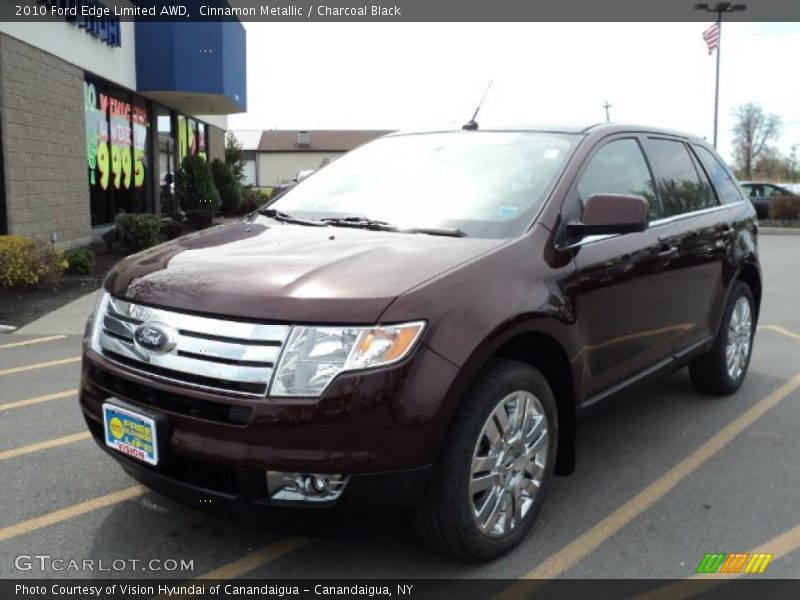 Cinnamon Metallic / Charcoal Black 2010 Ford Edge Limited AWD