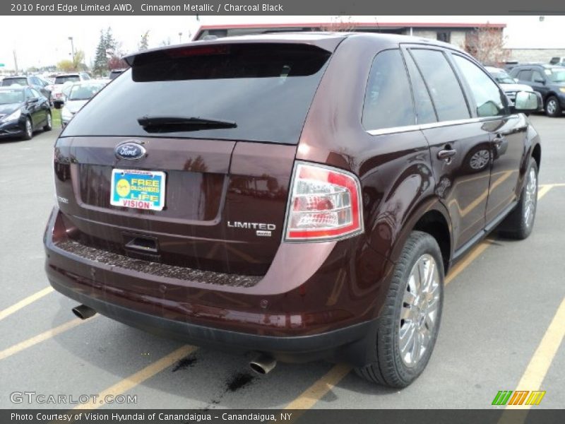 Cinnamon Metallic / Charcoal Black 2010 Ford Edge Limited AWD