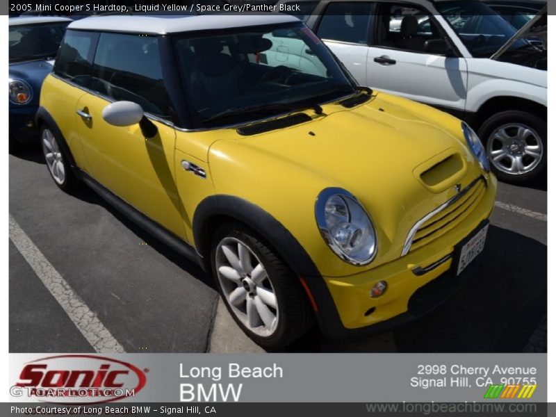 Liquid Yellow / Space Grey/Panther Black 2005 Mini Cooper S Hardtop