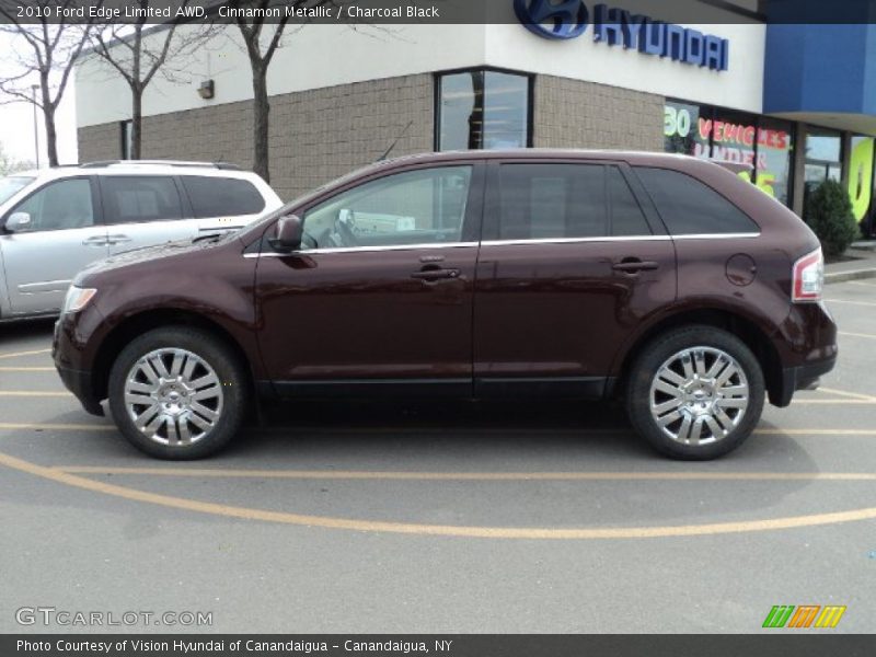 Cinnamon Metallic / Charcoal Black 2010 Ford Edge Limited AWD