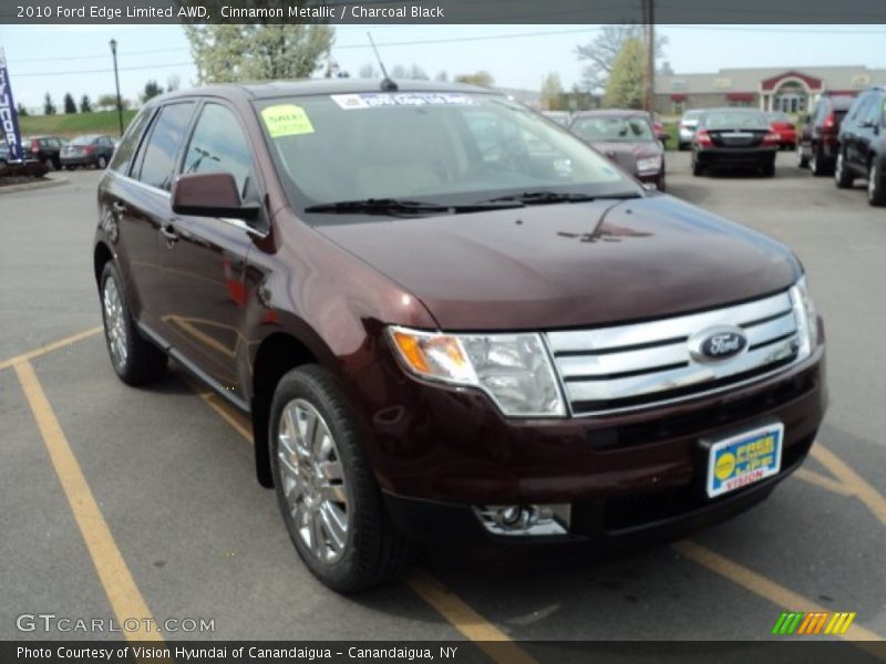 Cinnamon Metallic / Charcoal Black 2010 Ford Edge Limited AWD