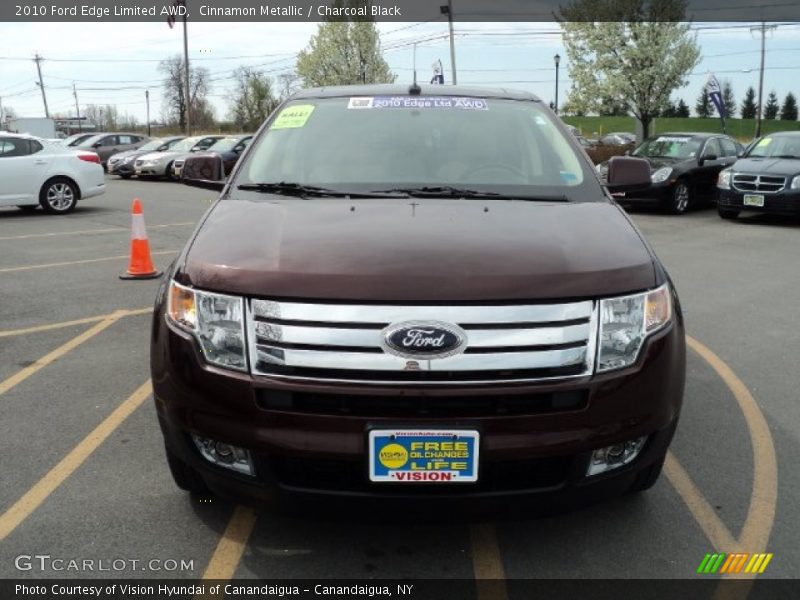 Cinnamon Metallic / Charcoal Black 2010 Ford Edge Limited AWD