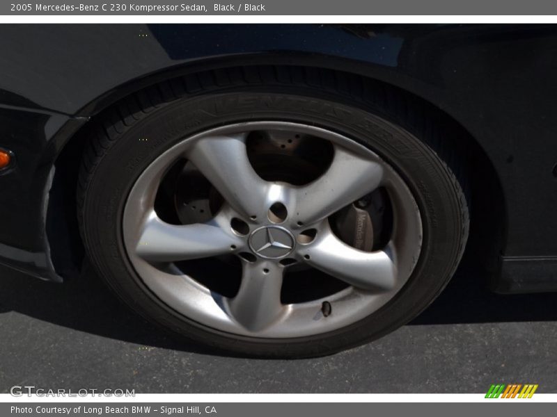 Black / Black 2005 Mercedes-Benz C 230 Kompressor Sedan