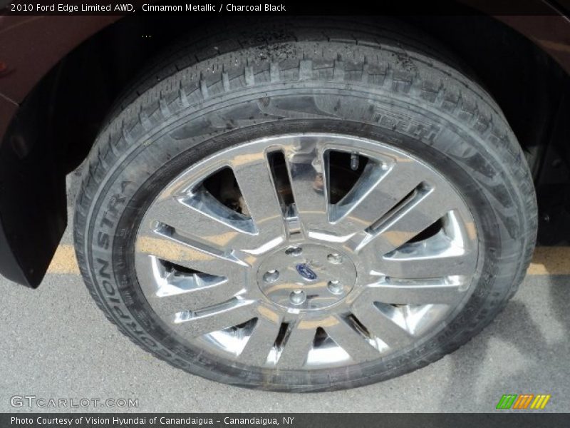 Cinnamon Metallic / Charcoal Black 2010 Ford Edge Limited AWD
