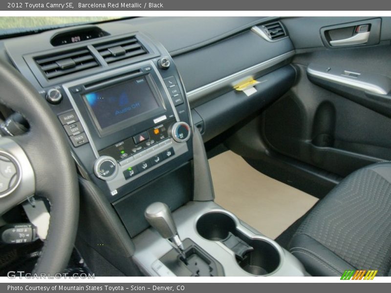 Barcelona Red Metallic / Black 2012 Toyota Camry SE