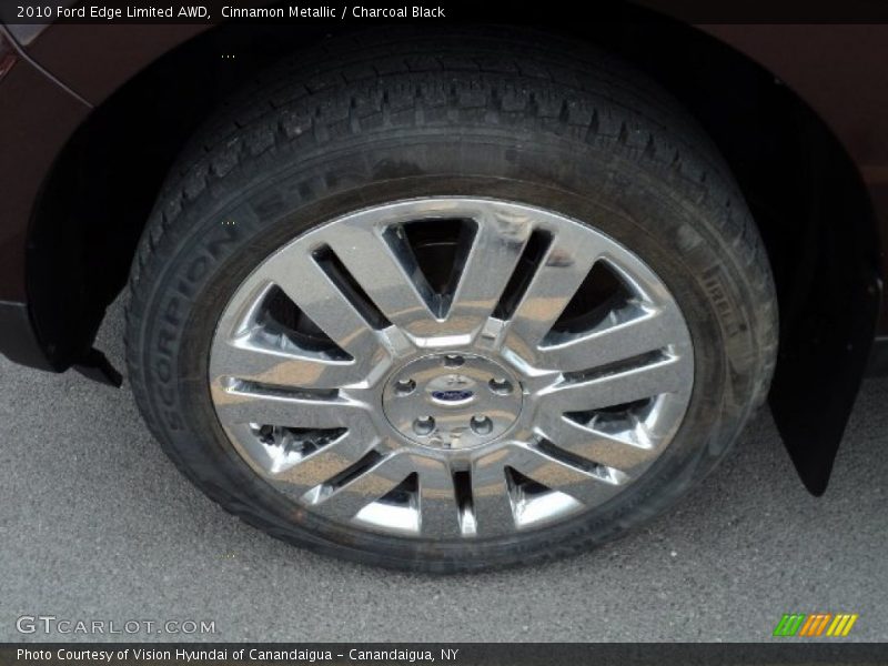 Cinnamon Metallic / Charcoal Black 2010 Ford Edge Limited AWD