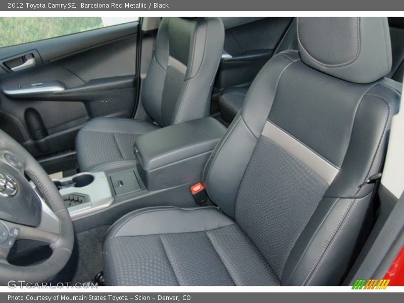 Barcelona Red Metallic / Black 2012 Toyota Camry SE