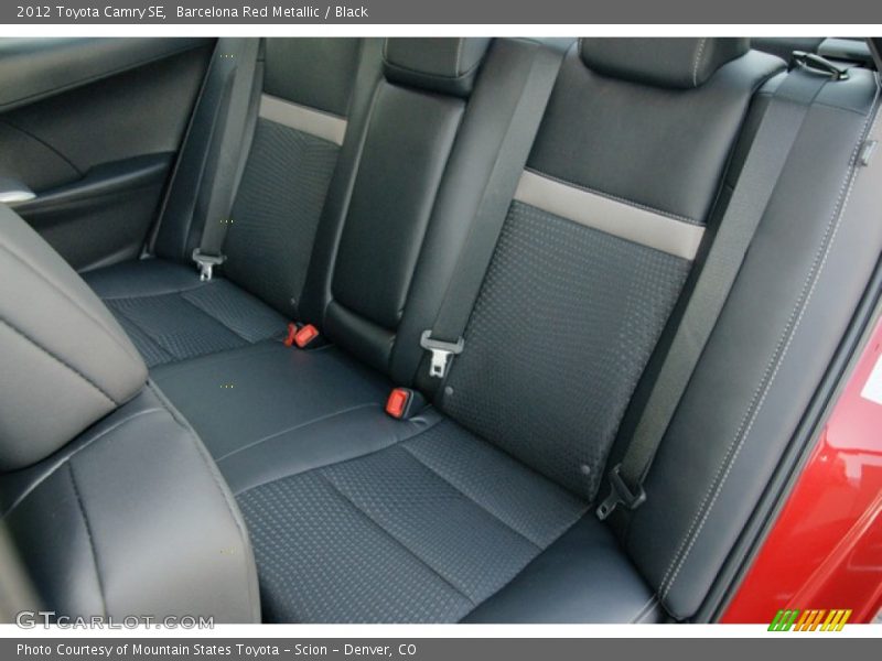 Barcelona Red Metallic / Black 2012 Toyota Camry SE