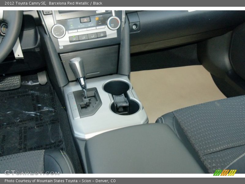 Barcelona Red Metallic / Black 2012 Toyota Camry SE