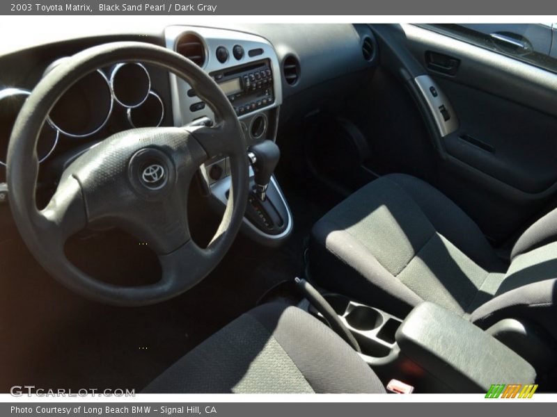 Black Sand Pearl / Dark Gray 2003 Toyota Matrix