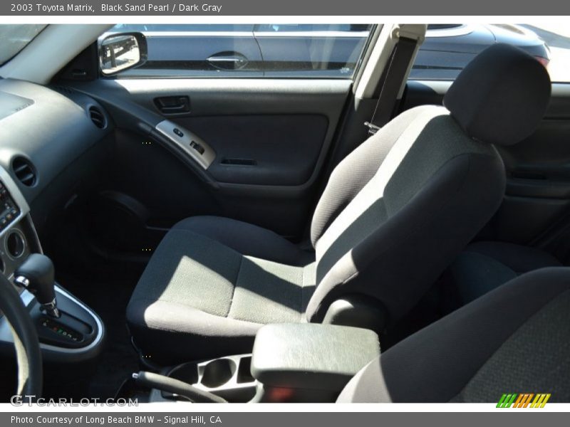 Black Sand Pearl / Dark Gray 2003 Toyota Matrix