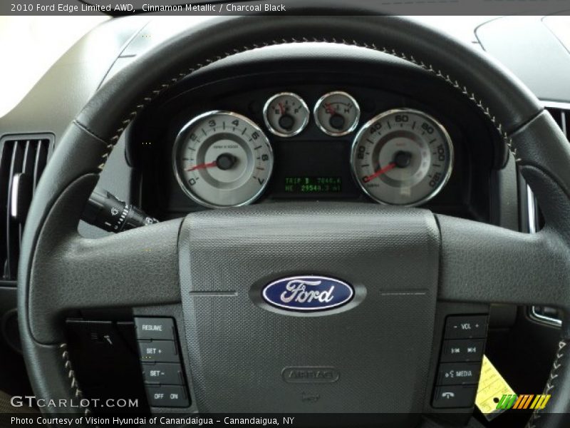 Cinnamon Metallic / Charcoal Black 2010 Ford Edge Limited AWD