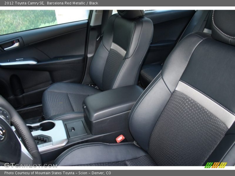 Barcelona Red Metallic / Black 2012 Toyota Camry SE
