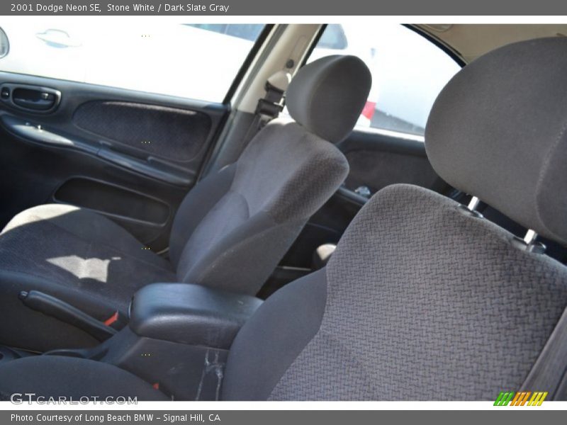Stone White / Dark Slate Gray 2001 Dodge Neon SE