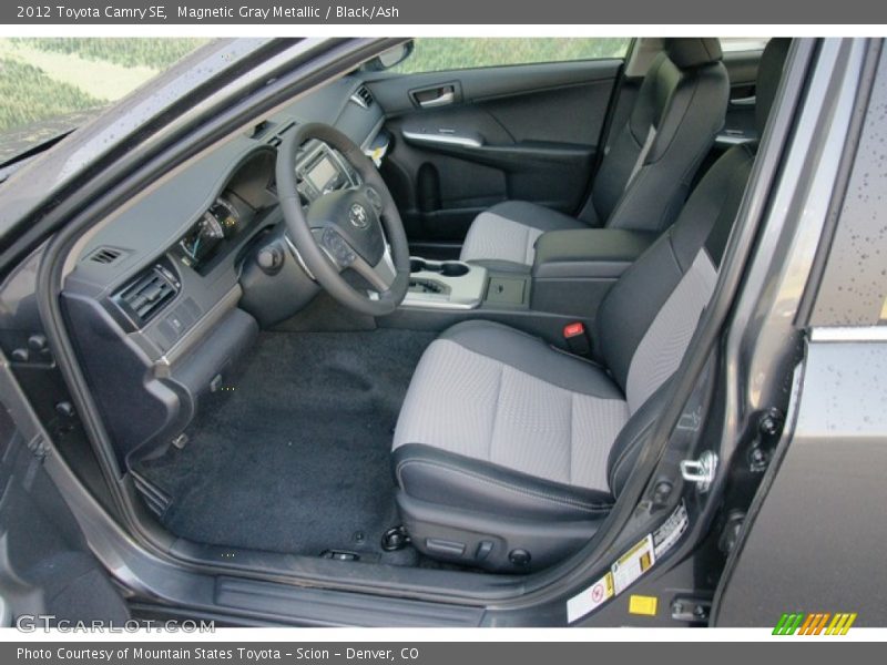 Magnetic Gray Metallic / Black/Ash 2012 Toyota Camry SE