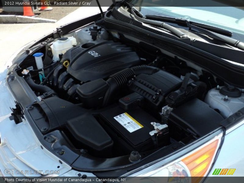 Radiant Silver / Gray 2012 Hyundai Sonata GLS