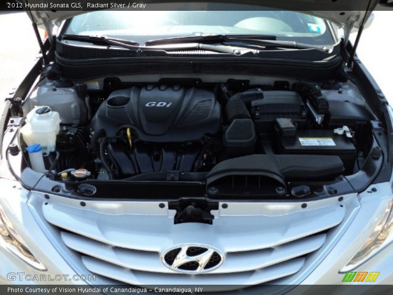 Radiant Silver / Gray 2012 Hyundai Sonata GLS