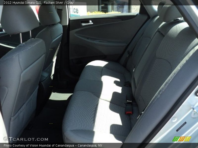 Radiant Silver / Gray 2012 Hyundai Sonata GLS