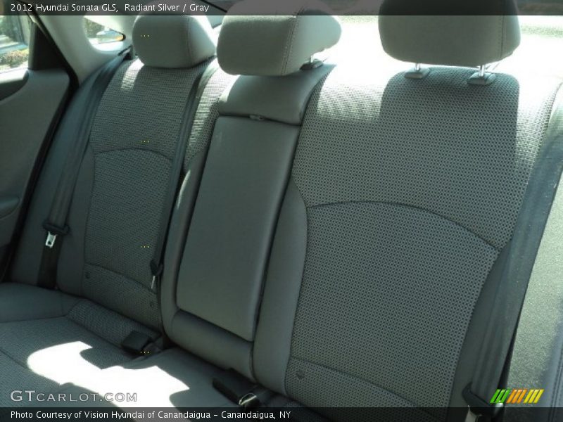 Radiant Silver / Gray 2012 Hyundai Sonata GLS
