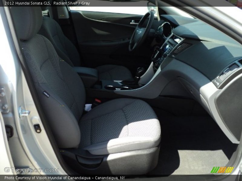Radiant Silver / Gray 2012 Hyundai Sonata GLS
