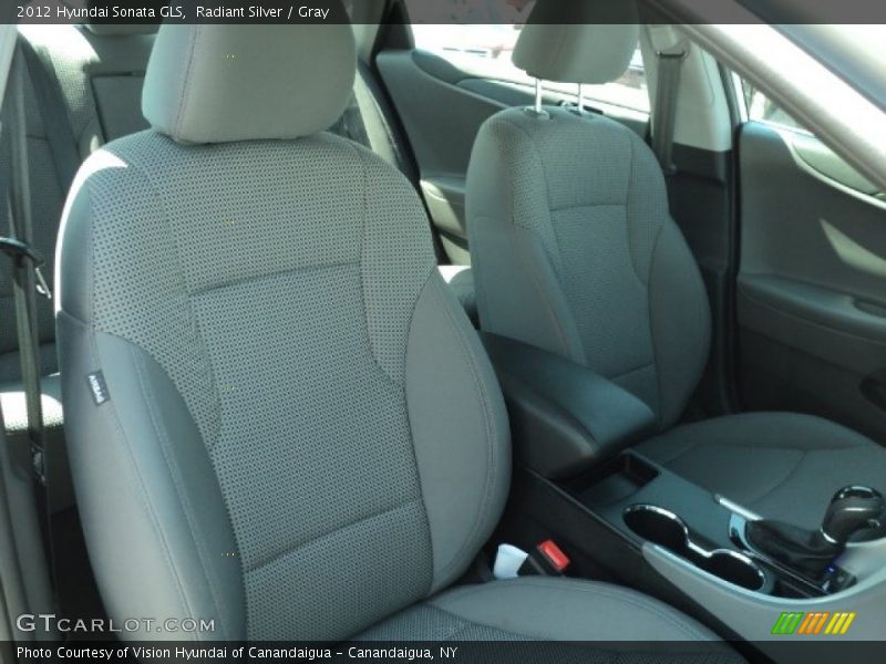 Radiant Silver / Gray 2012 Hyundai Sonata GLS