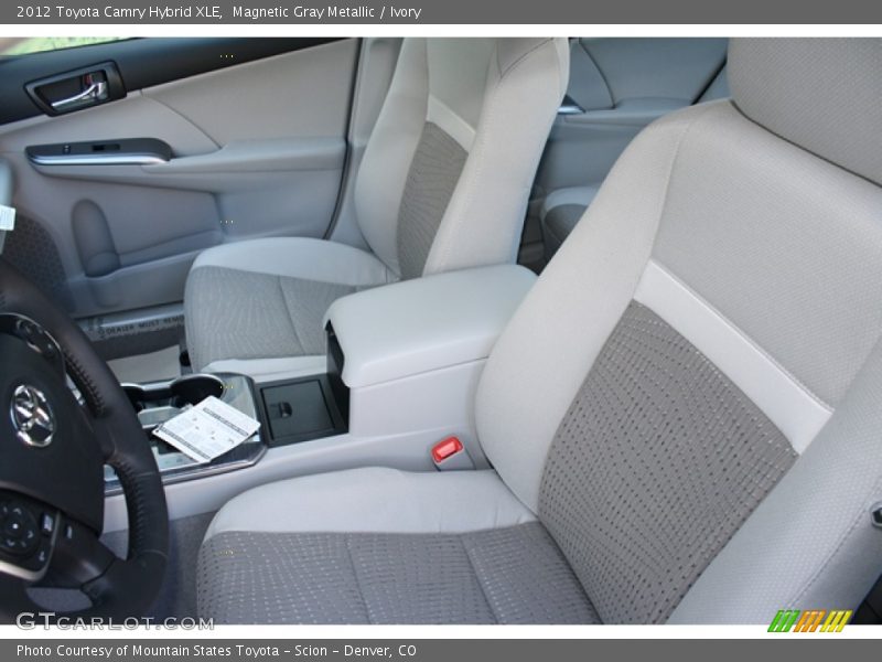 Magnetic Gray Metallic / Ivory 2012 Toyota Camry Hybrid XLE