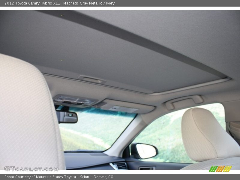 Magnetic Gray Metallic / Ivory 2012 Toyota Camry Hybrid XLE