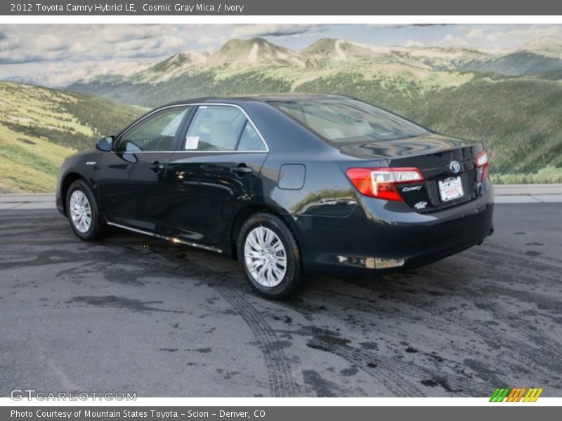 Cosmic Gray Mica / Ivory 2012 Toyota Camry Hybrid LE