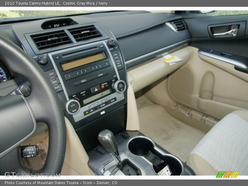 Cosmic Gray Mica / Ivory 2012 Toyota Camry Hybrid LE