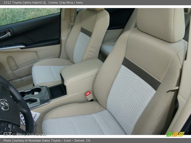 Cosmic Gray Mica / Ivory 2012 Toyota Camry Hybrid LE