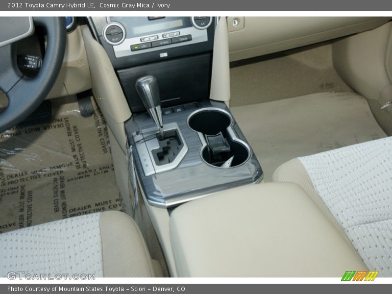 Cosmic Gray Mica / Ivory 2012 Toyota Camry Hybrid LE