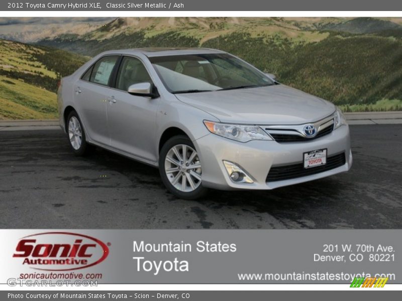 Classic Silver Metallic / Ash 2012 Toyota Camry Hybrid XLE