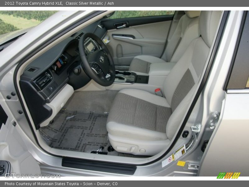 Classic Silver Metallic / Ash 2012 Toyota Camry Hybrid XLE