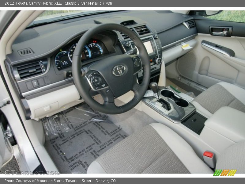 Classic Silver Metallic / Ash 2012 Toyota Camry Hybrid XLE