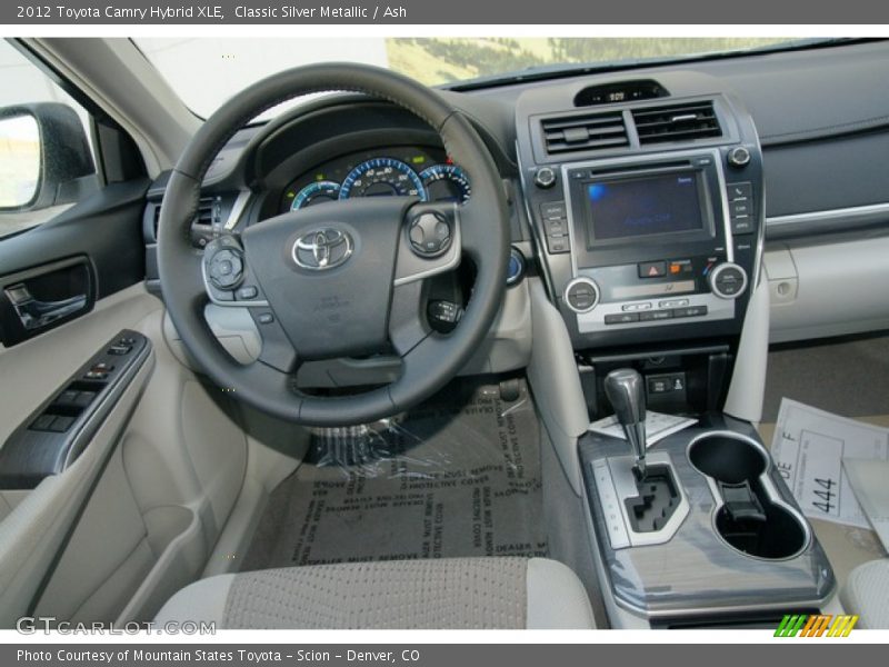Classic Silver Metallic / Ash 2012 Toyota Camry Hybrid XLE