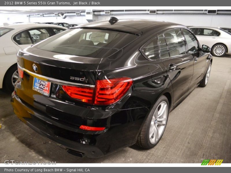 Jet Black / Black 2012 BMW 5 Series 550i Gran Turismo