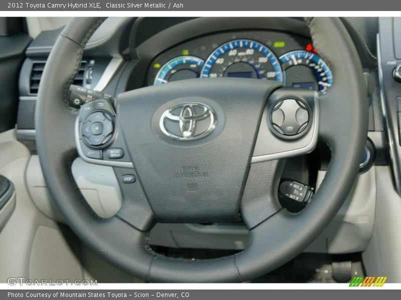 Classic Silver Metallic / Ash 2012 Toyota Camry Hybrid XLE