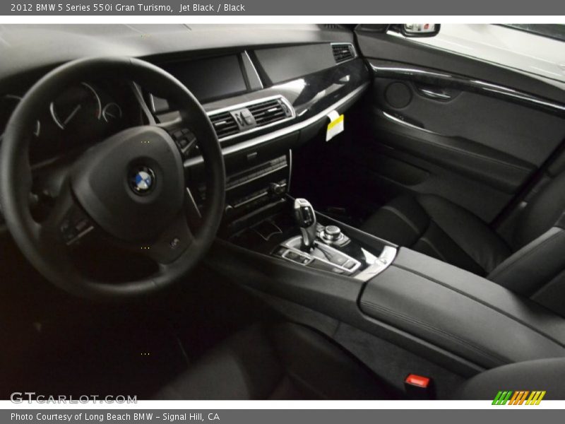 Jet Black / Black 2012 BMW 5 Series 550i Gran Turismo
