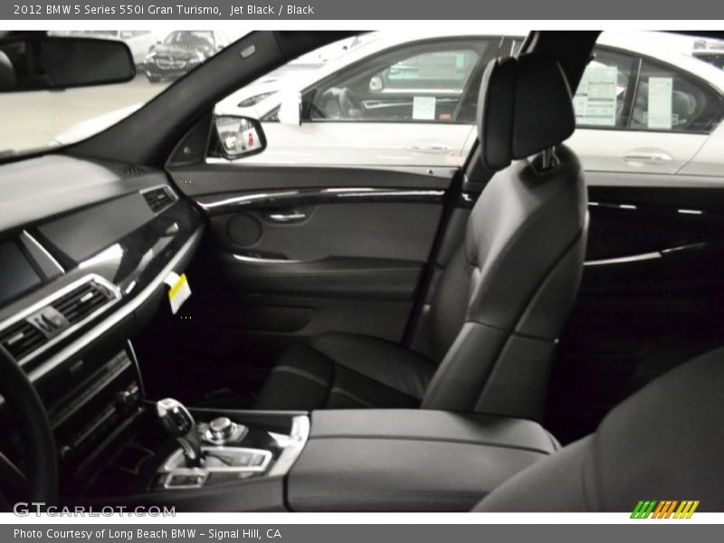 Jet Black / Black 2012 BMW 5 Series 550i Gran Turismo