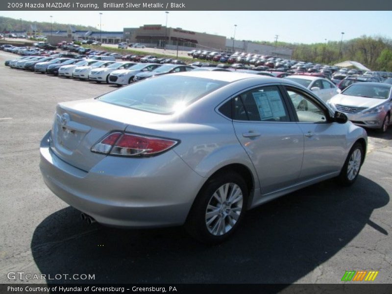 Brilliant Silver Metallic / Black 2009 Mazda MAZDA6 i Touring