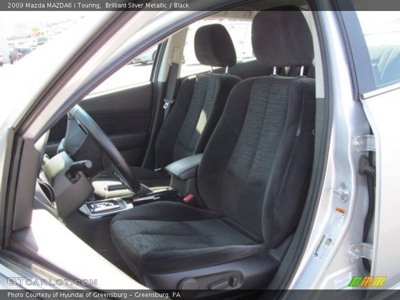 Brilliant Silver Metallic / Black 2009 Mazda MAZDA6 i Touring